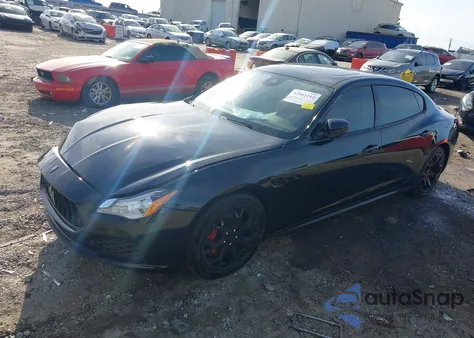 2017 Maserati Quattroporte S из США, поврежденный, VIN ZAM56RPA0H1238245